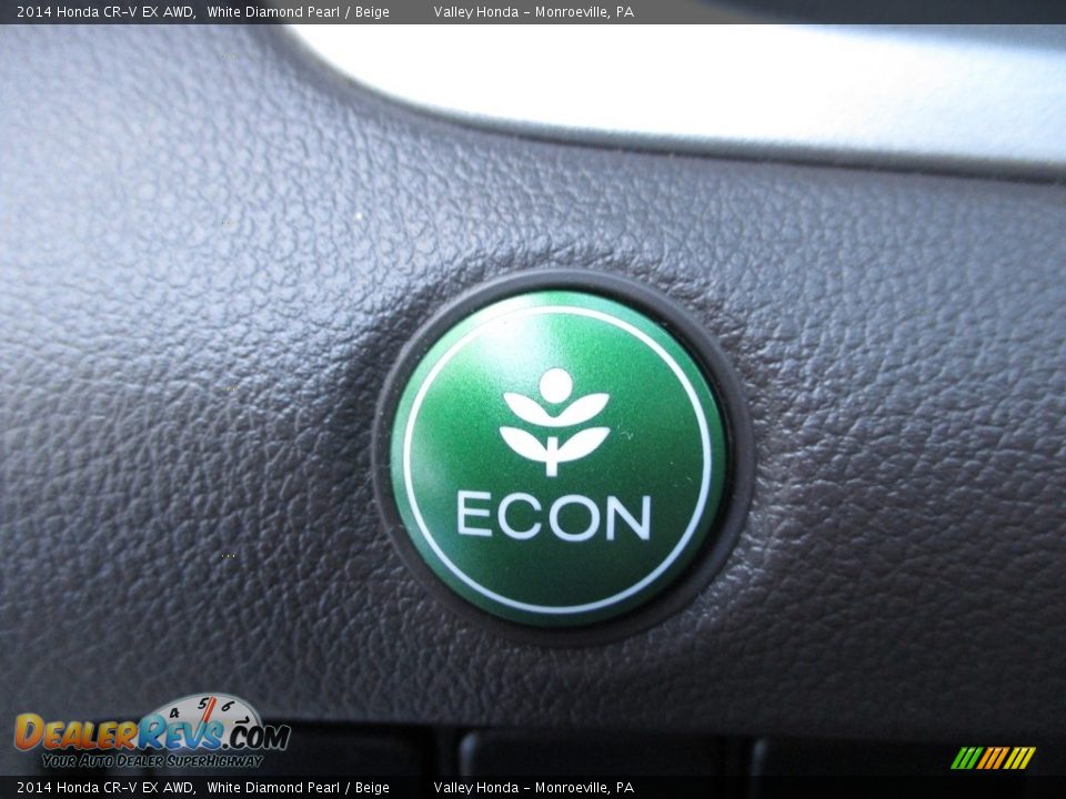 2014 Honda CR-V EX AWD White Diamond Pearl / Beige Photo #18