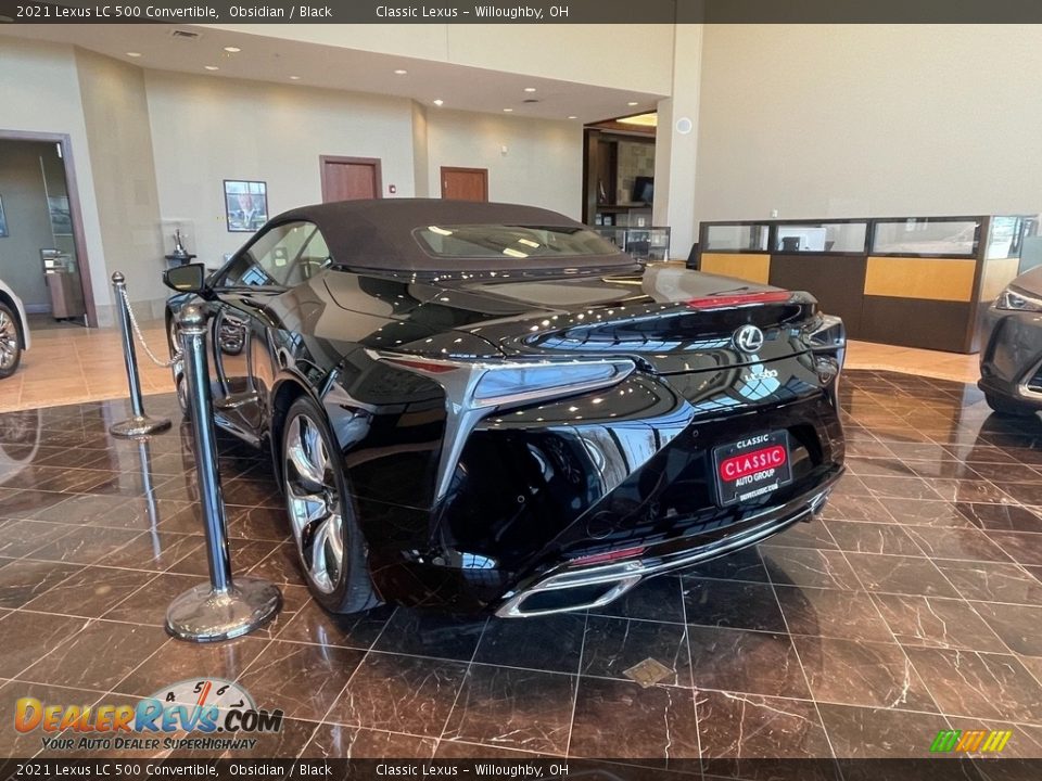 2021 Lexus LC 500 Convertible Obsidian / Black Photo #3