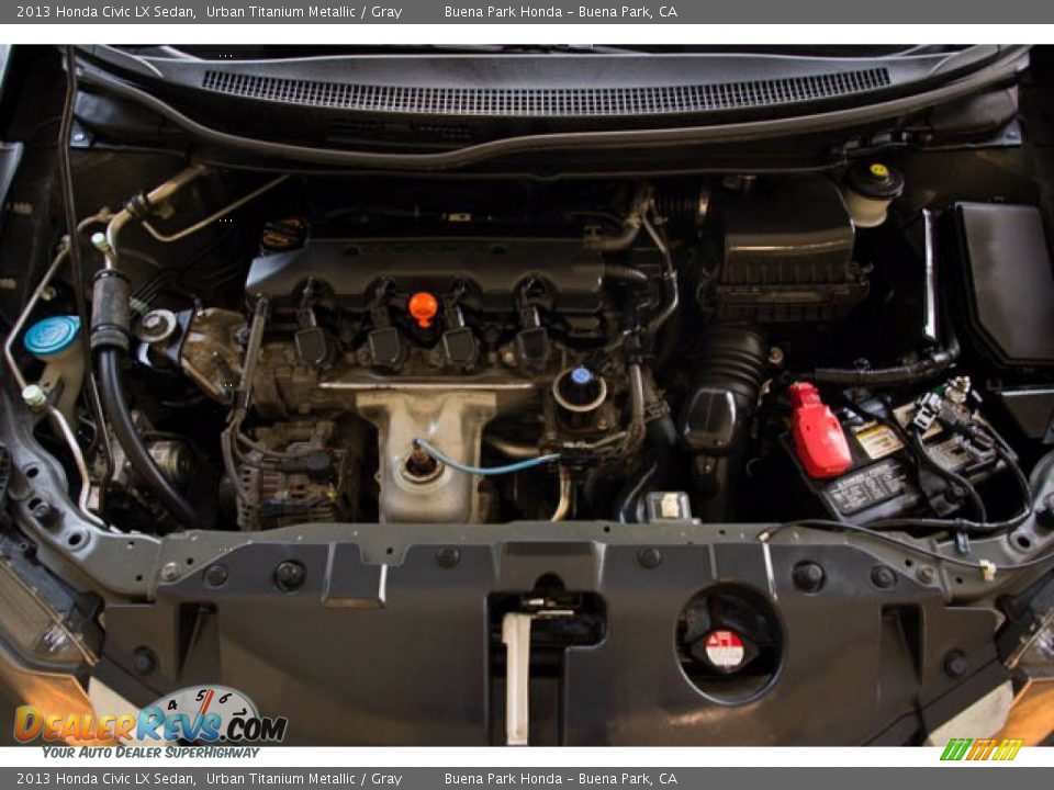 2013 Honda Civic LX Sedan Urban Titanium Metallic / Gray Photo #32