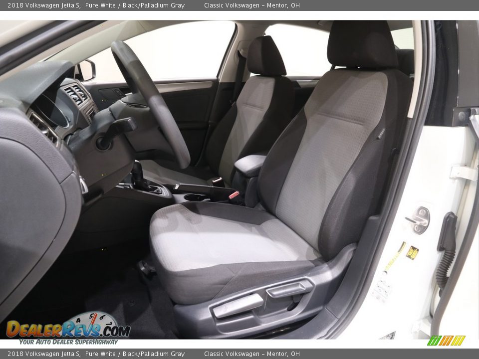2018 Volkswagen Jetta S Pure White / Black/Palladium Gray Photo #5