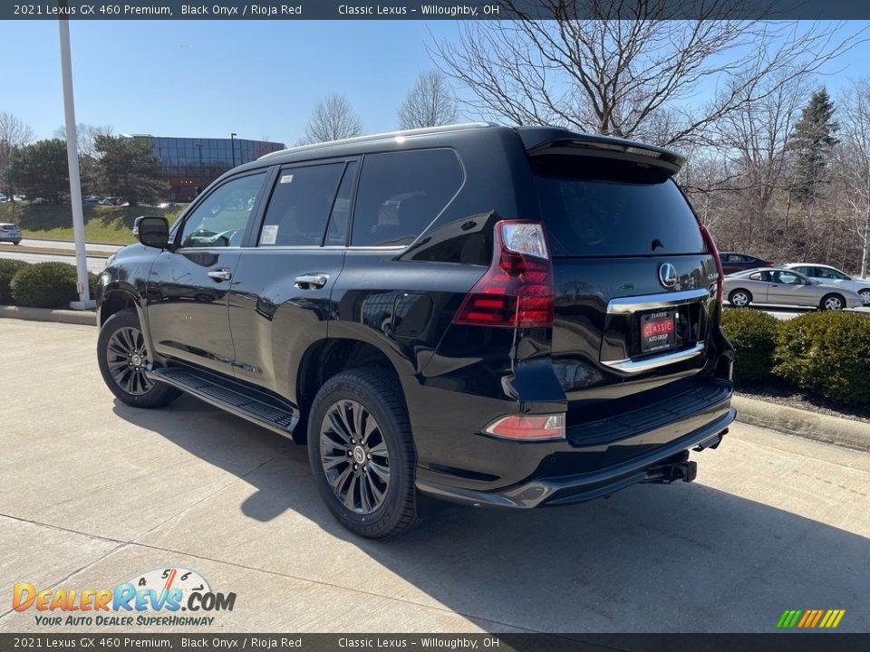 2021 Lexus GX 460 Premium Black Onyx / Rioja Red Photo #4