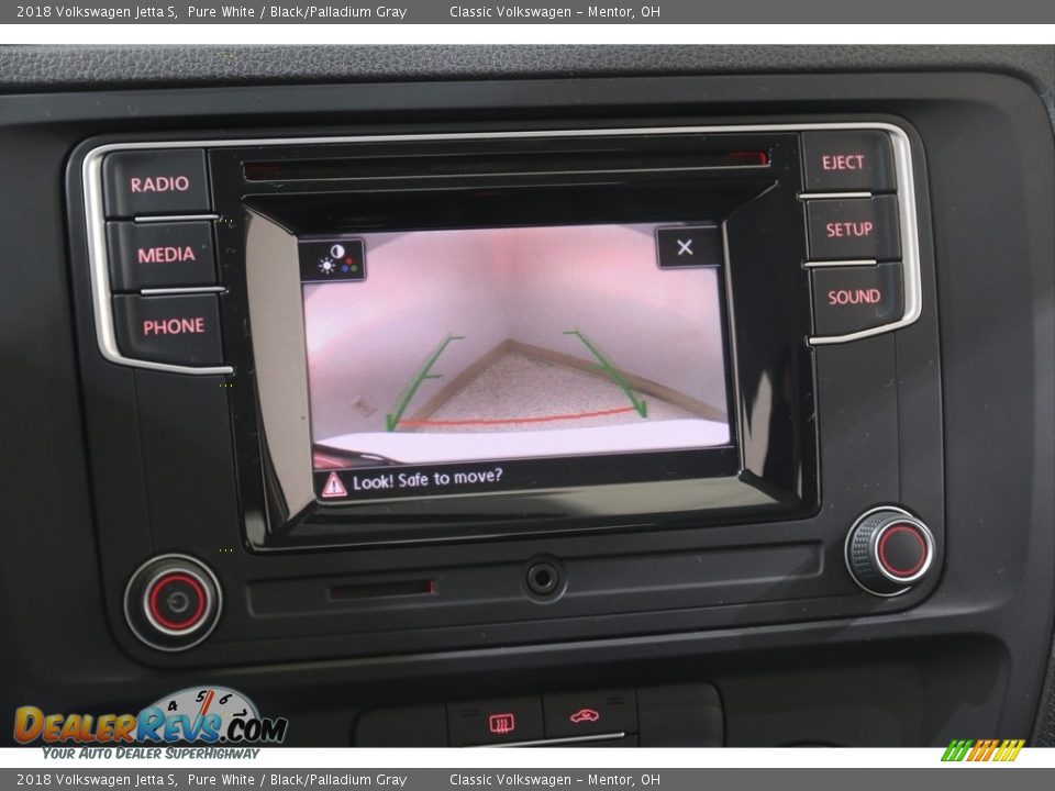 2018 Volkswagen Jetta S Pure White / Black/Palladium Gray Photo #11