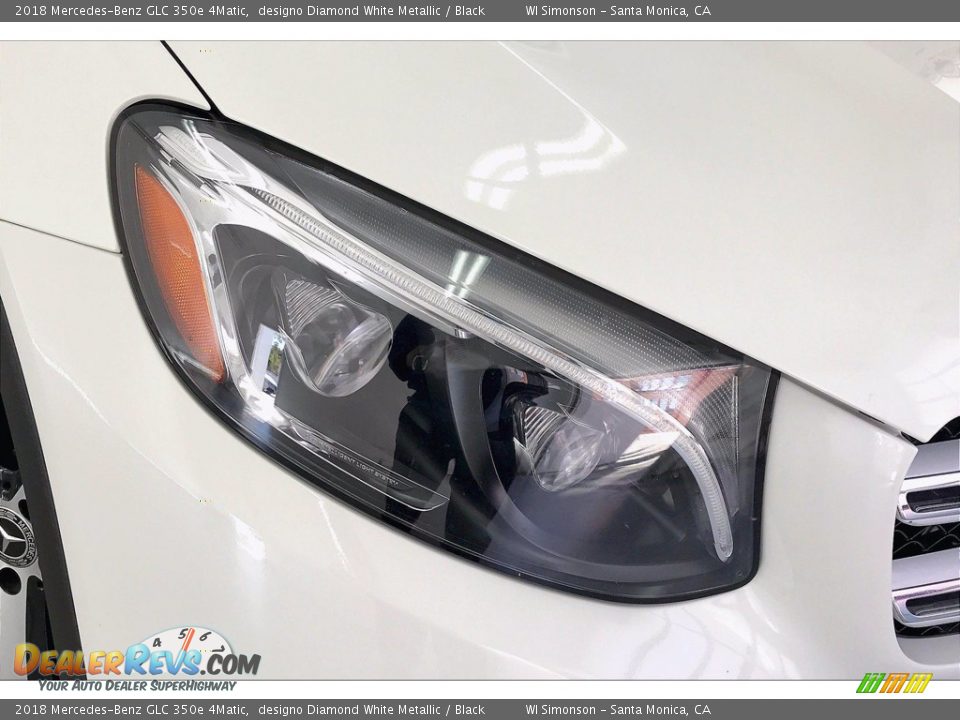2018 Mercedes-Benz GLC 350e 4Matic designo Diamond White Metallic / Black Photo #28