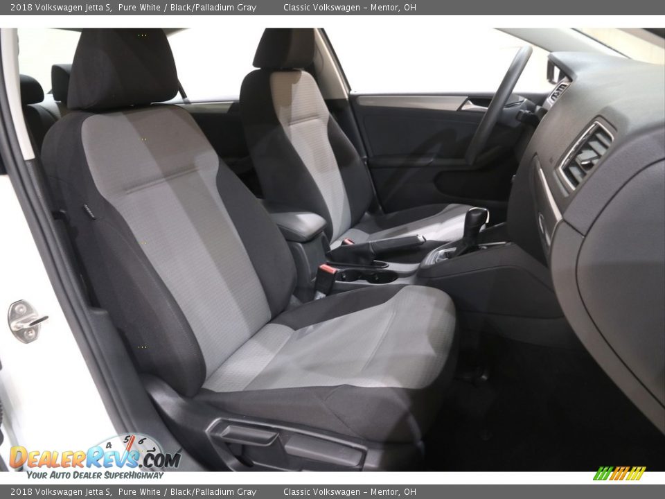 2018 Volkswagen Jetta S Pure White / Black/Palladium Gray Photo #13