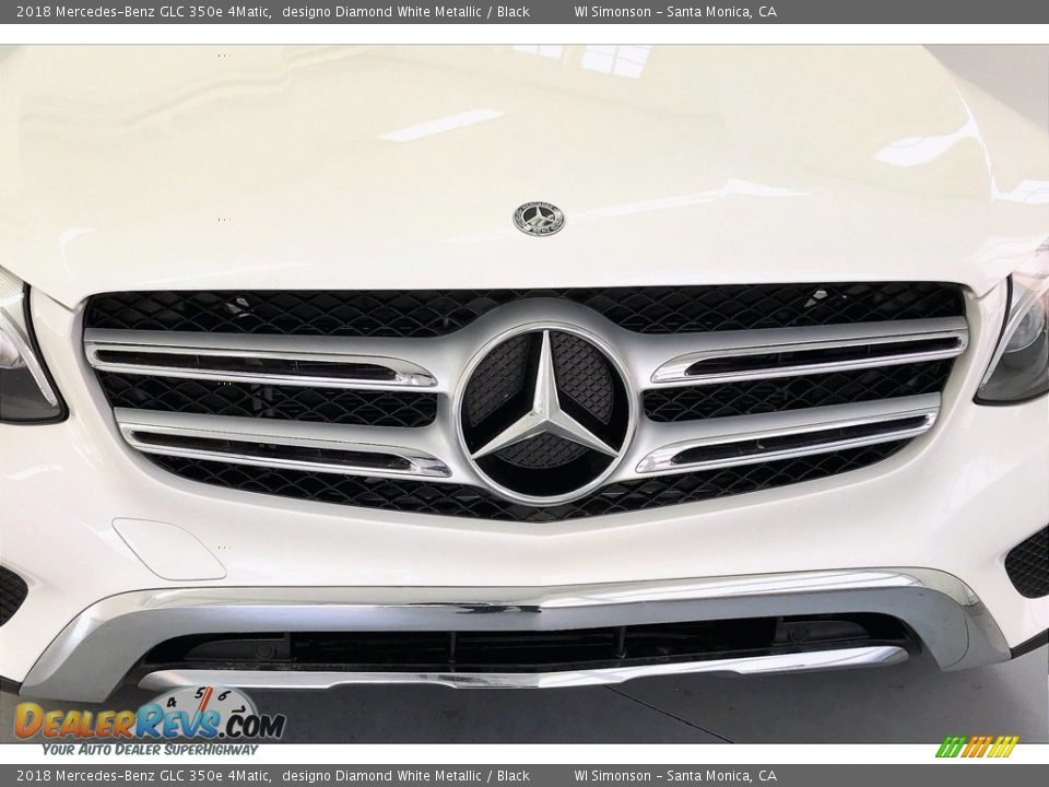 2018 Mercedes-Benz GLC 350e 4Matic designo Diamond White Metallic / Black Photo #30