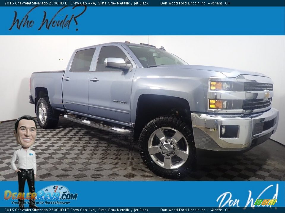 2016 Chevrolet Silverado 2500HD LT Crew Cab 4x4 Slate Gray Metallic / Jet Black Photo #1