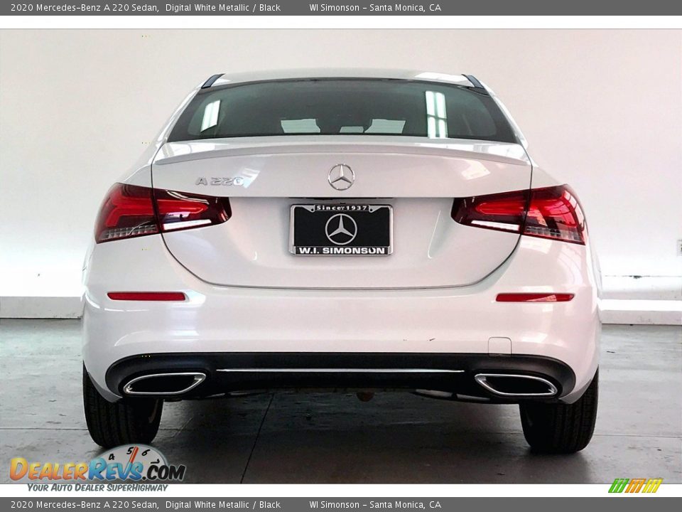 2020 Mercedes-Benz A 220 Sedan Digital White Metallic / Black Photo #3