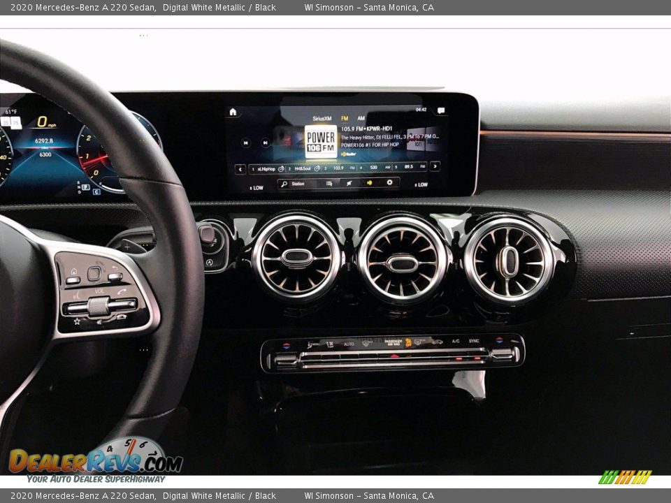 2020 Mercedes-Benz A 220 Sedan Digital White Metallic / Black Photo #5