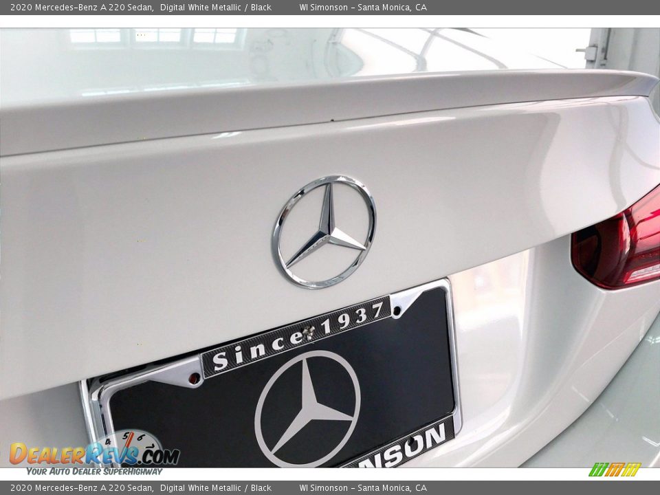 2020 Mercedes-Benz A 220 Sedan Digital White Metallic / Black Photo #7