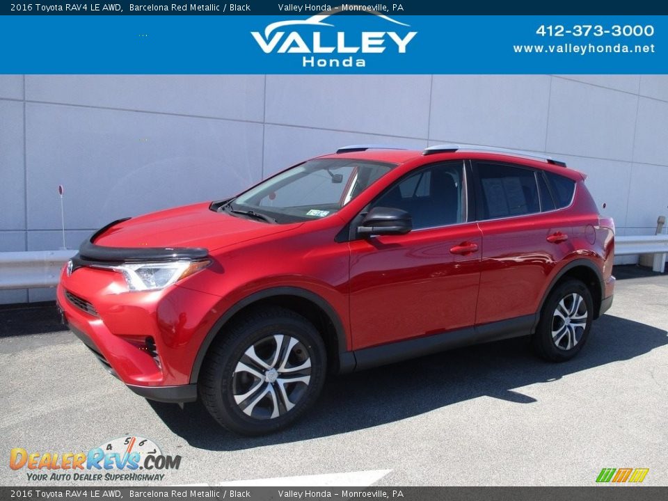 2016 Toyota RAV4 LE AWD Barcelona Red Metallic / Black Photo #1