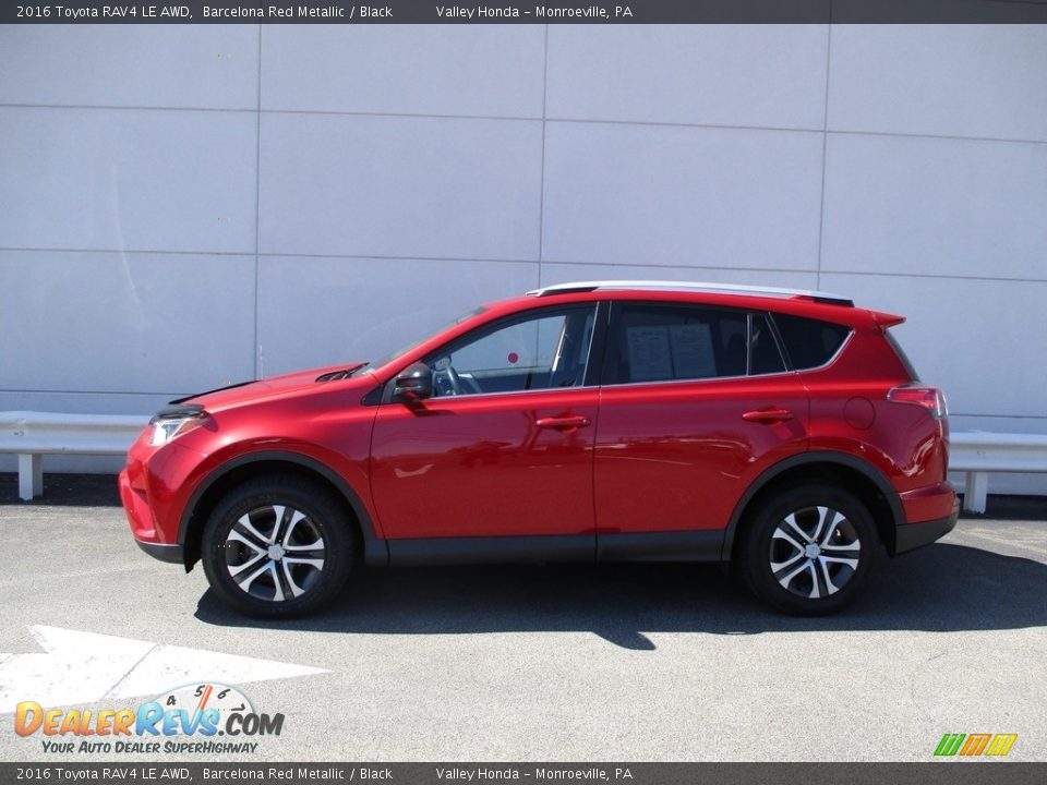 2016 Toyota RAV4 LE AWD Barcelona Red Metallic / Black Photo #2