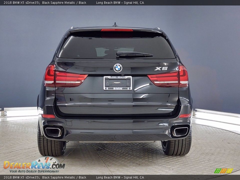 2018 BMW X5 sDrive35i Black Sapphire Metallic / Black Photo #4