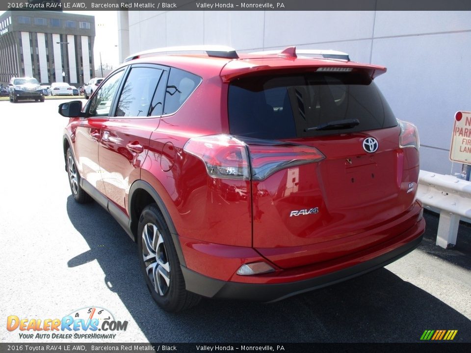 2016 Toyota RAV4 LE AWD Barcelona Red Metallic / Black Photo #3