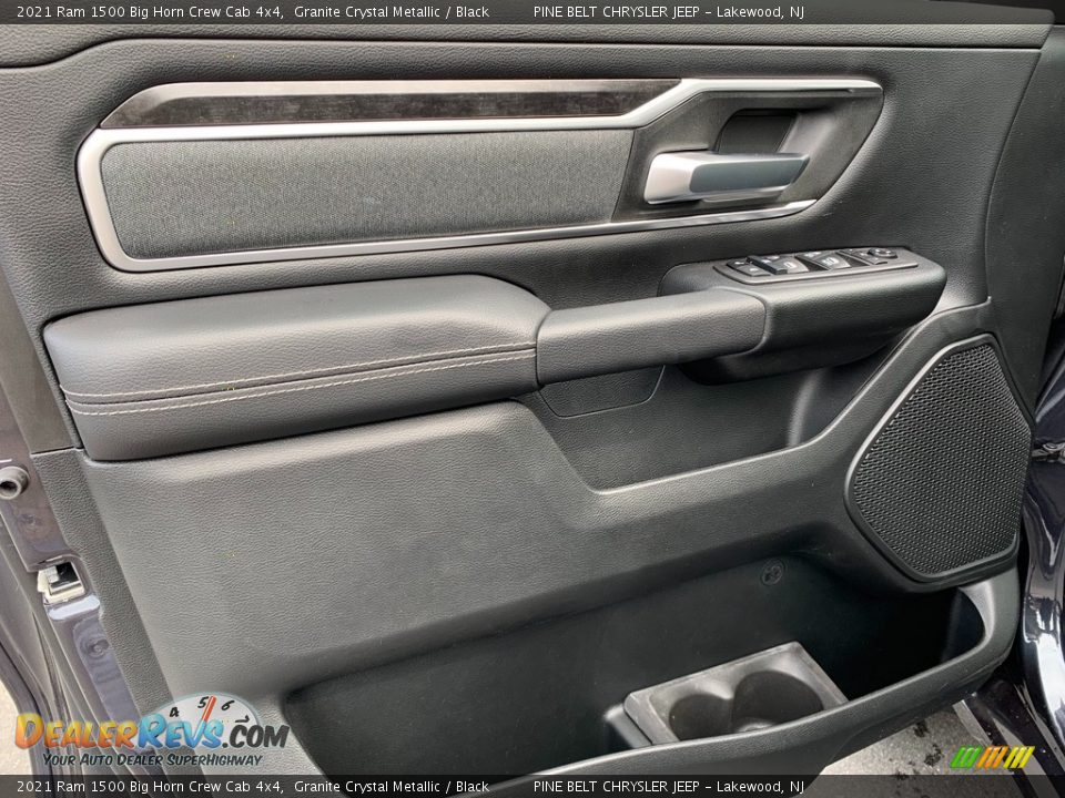 2021 Ram 1500 Big Horn Crew Cab 4x4 Granite Crystal Metallic / Black Photo #13