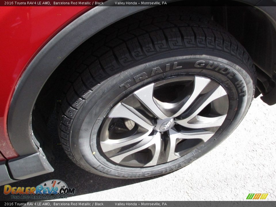 2016 Toyota RAV4 LE AWD Barcelona Red Metallic / Black Photo #5