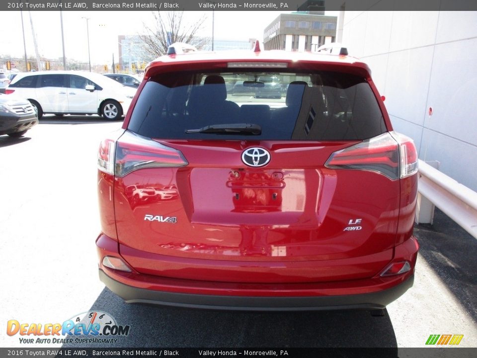 2016 Toyota RAV4 LE AWD Barcelona Red Metallic / Black Photo #6