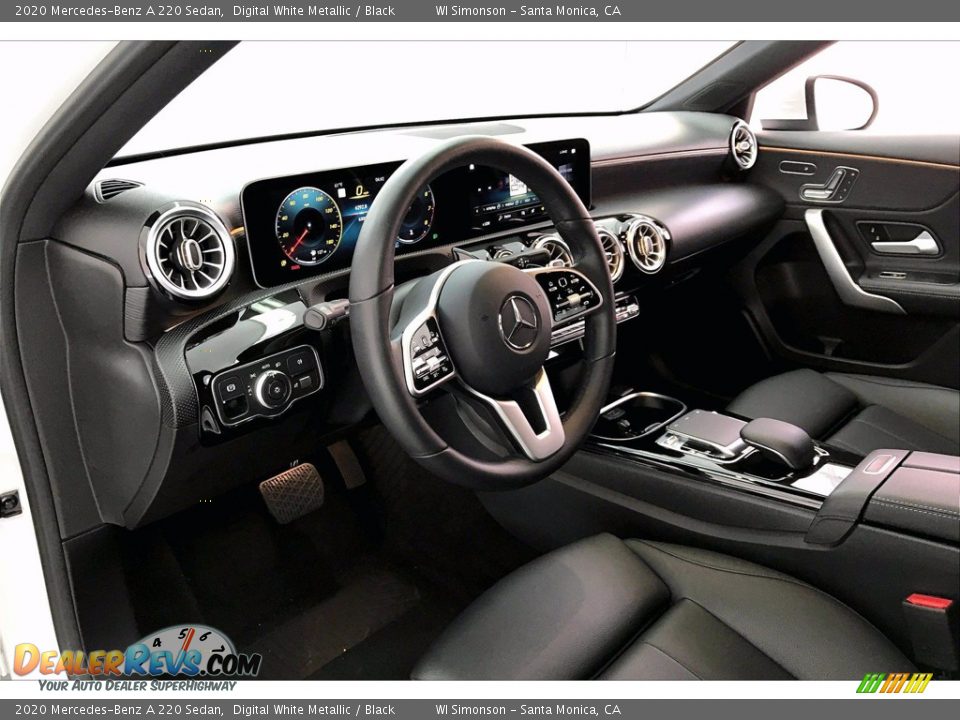 2020 Mercedes-Benz A 220 Sedan Digital White Metallic / Black Photo #14