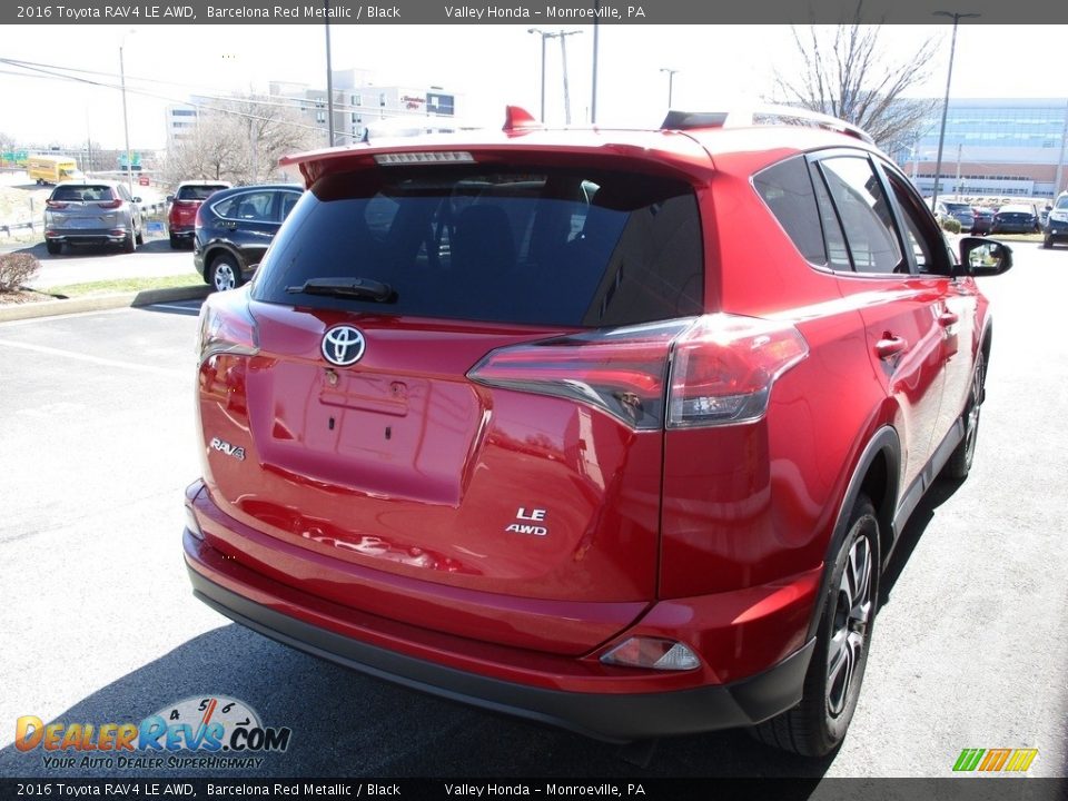 2016 Toyota RAV4 LE AWD Barcelona Red Metallic / Black Photo #7