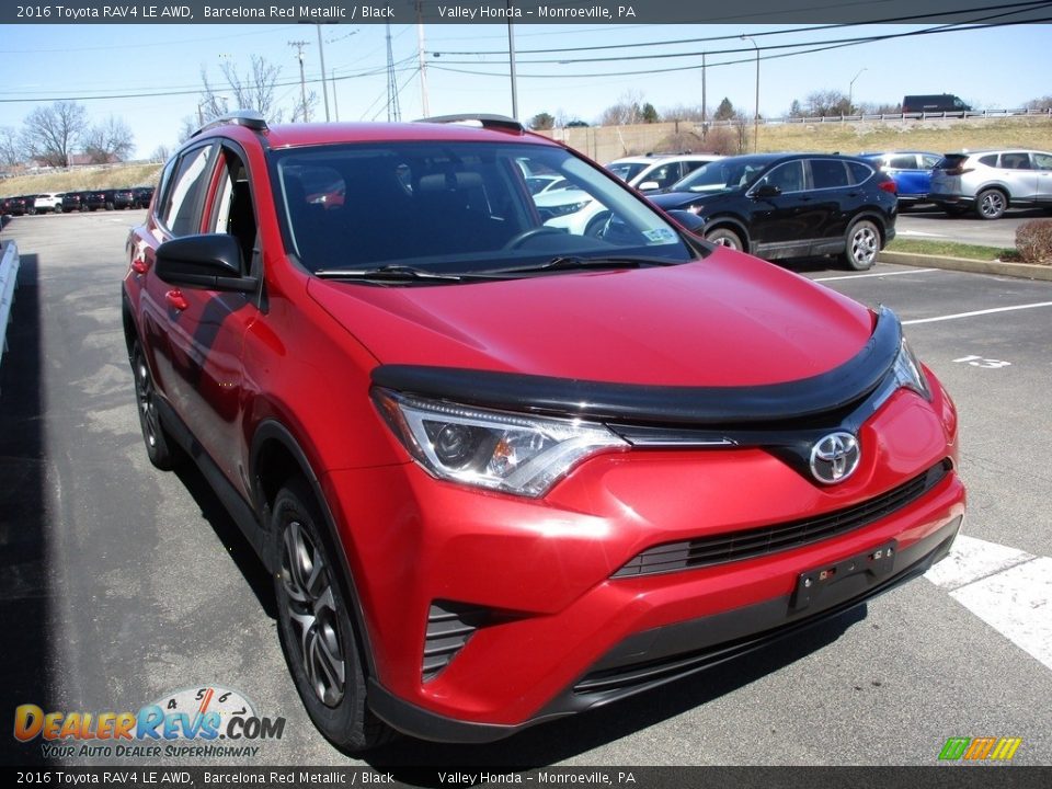 2016 Toyota RAV4 LE AWD Barcelona Red Metallic / Black Photo #10