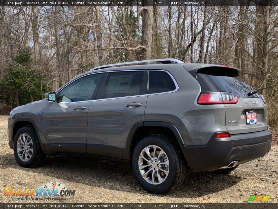 2021 Jeep Cherokee Latitude Lux 4x4 Granite Crystal Metallic / Black Photo #6