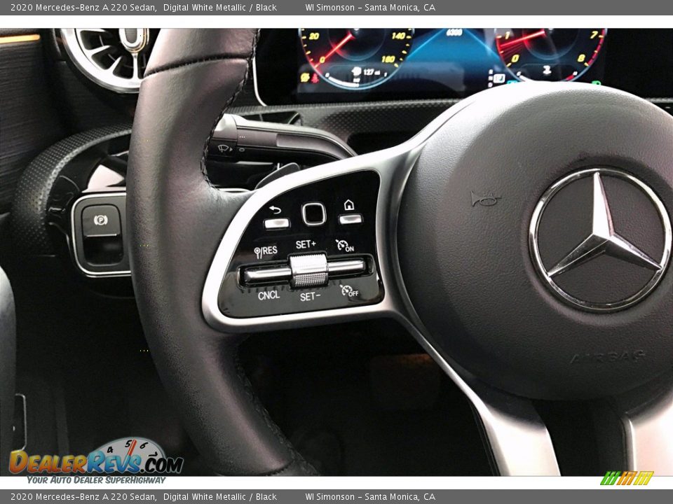 2020 Mercedes-Benz A 220 Sedan Digital White Metallic / Black Photo #21