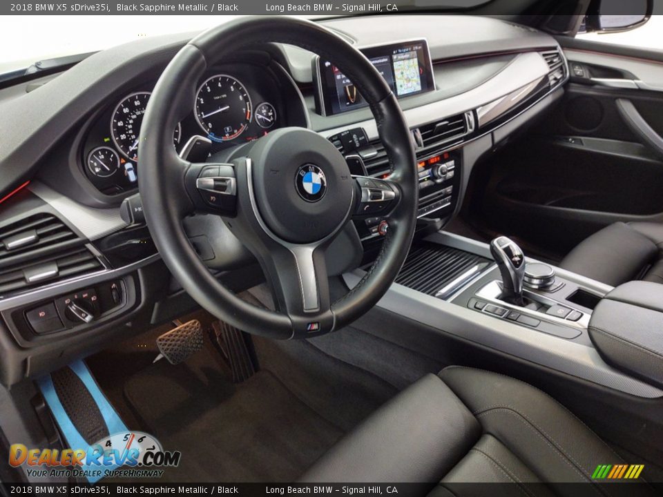 2018 BMW X5 sDrive35i Black Sapphire Metallic / Black Photo #16