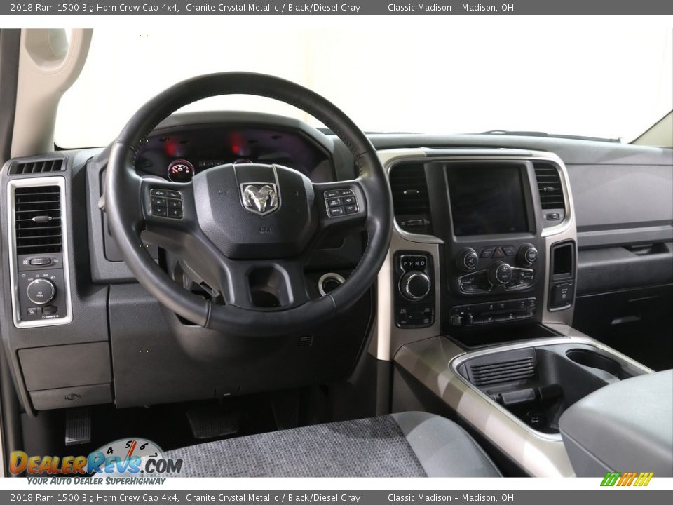 2018 Ram 1500 Big Horn Crew Cab 4x4 Granite Crystal Metallic / Black/Diesel Gray Photo #6