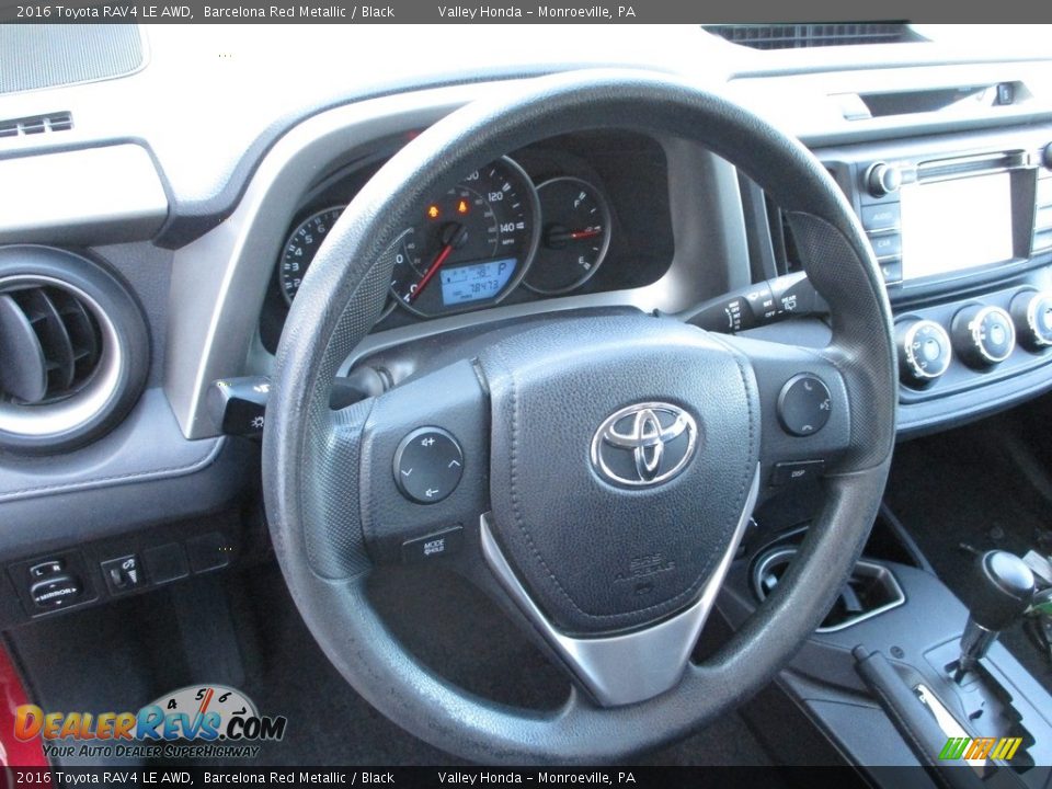 2016 Toyota RAV4 LE AWD Barcelona Red Metallic / Black Photo #16