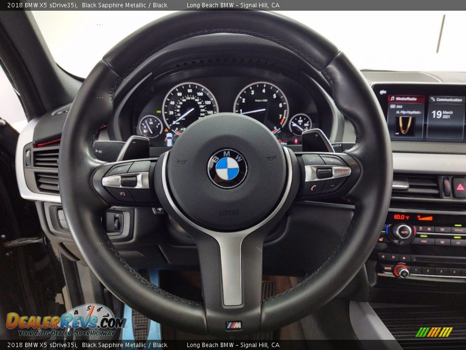 2018 BMW X5 sDrive35i Black Sapphire Metallic / Black Photo #18