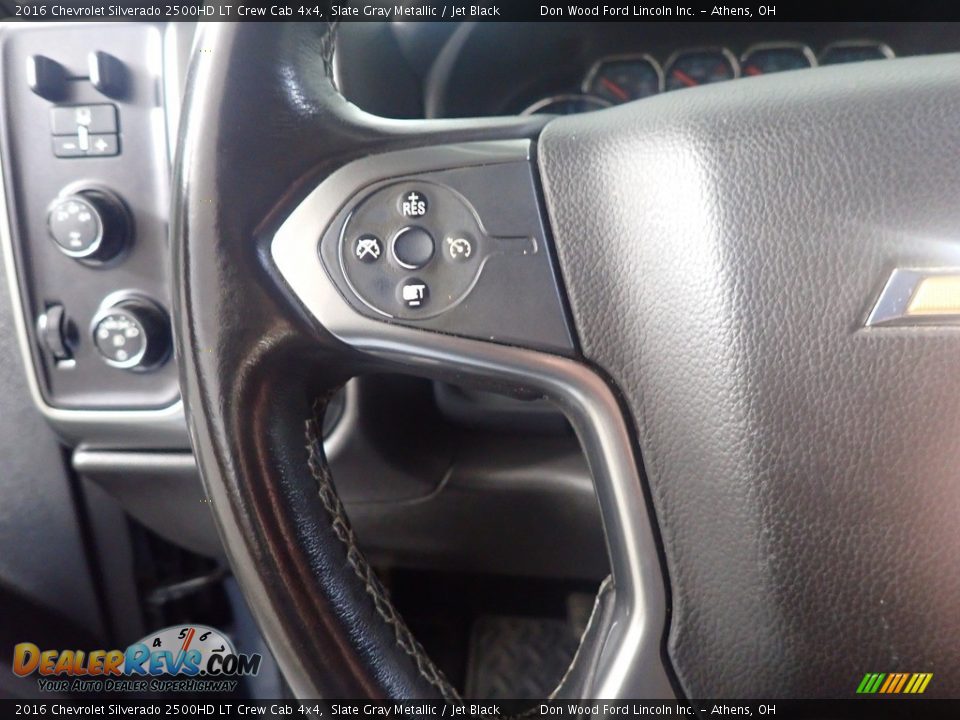 2016 Chevrolet Silverado 2500HD LT Crew Cab 4x4 Slate Gray Metallic / Jet Black Photo #28