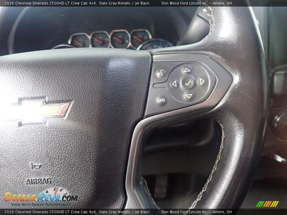 2016 Chevrolet Silverado 2500HD LT Crew Cab 4x4 Slate Gray Metallic / Jet Black Photo #29
