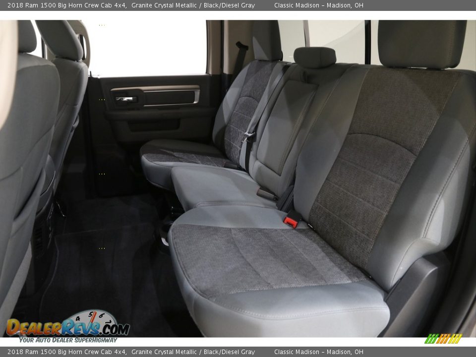 2018 Ram 1500 Big Horn Crew Cab 4x4 Granite Crystal Metallic / Black/Diesel Gray Photo #20