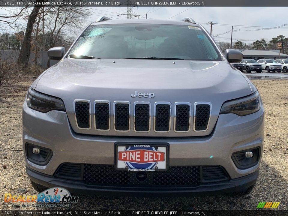 2021 Jeep Cherokee Latitude Lux 4x4 Billet Silver Metallic / Black Photo #3