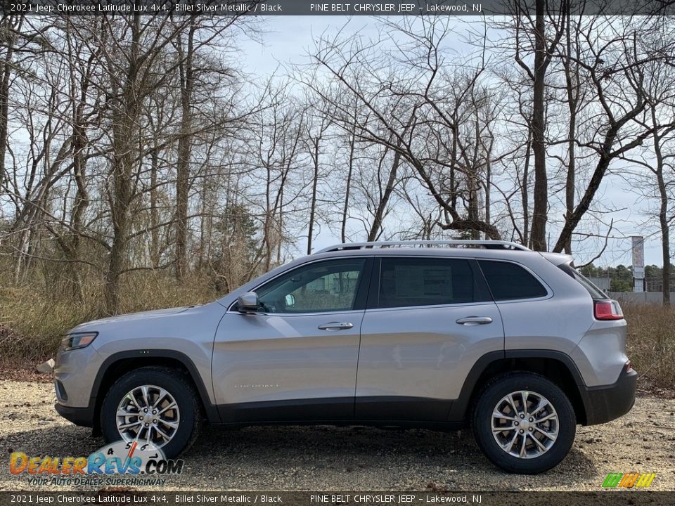 2021 Jeep Cherokee Latitude Lux 4x4 Billet Silver Metallic / Black Photo #4