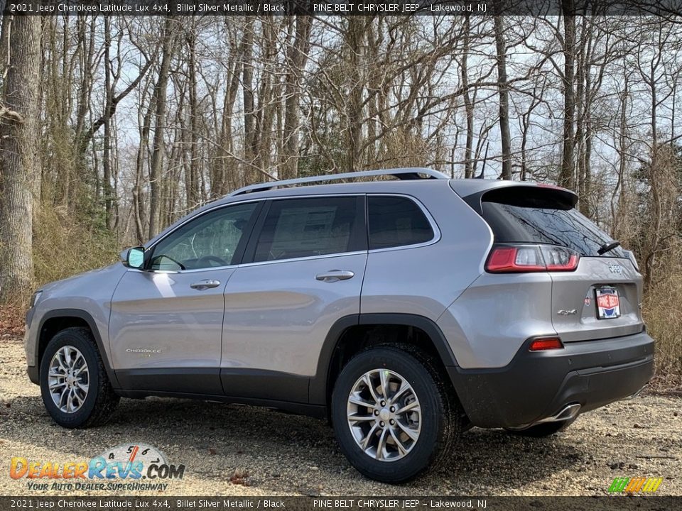 2021 Jeep Cherokee Latitude Lux 4x4 Billet Silver Metallic / Black Photo #6