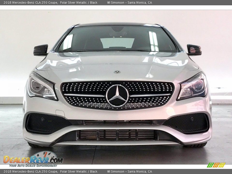 2018 Mercedes-Benz CLA 250 Coupe Polar Silver Metallic / Black Photo #2