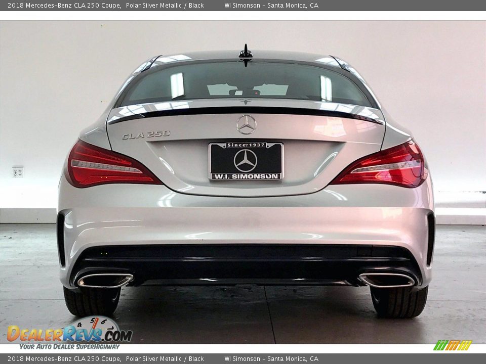 2018 Mercedes-Benz CLA 250 Coupe Polar Silver Metallic / Black Photo #3