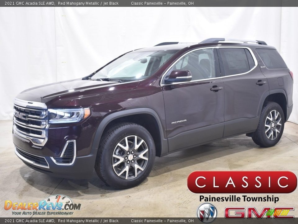 2021 GMC Acadia SLE AWD Red Mahogany Metallic / Jet Black Photo #1