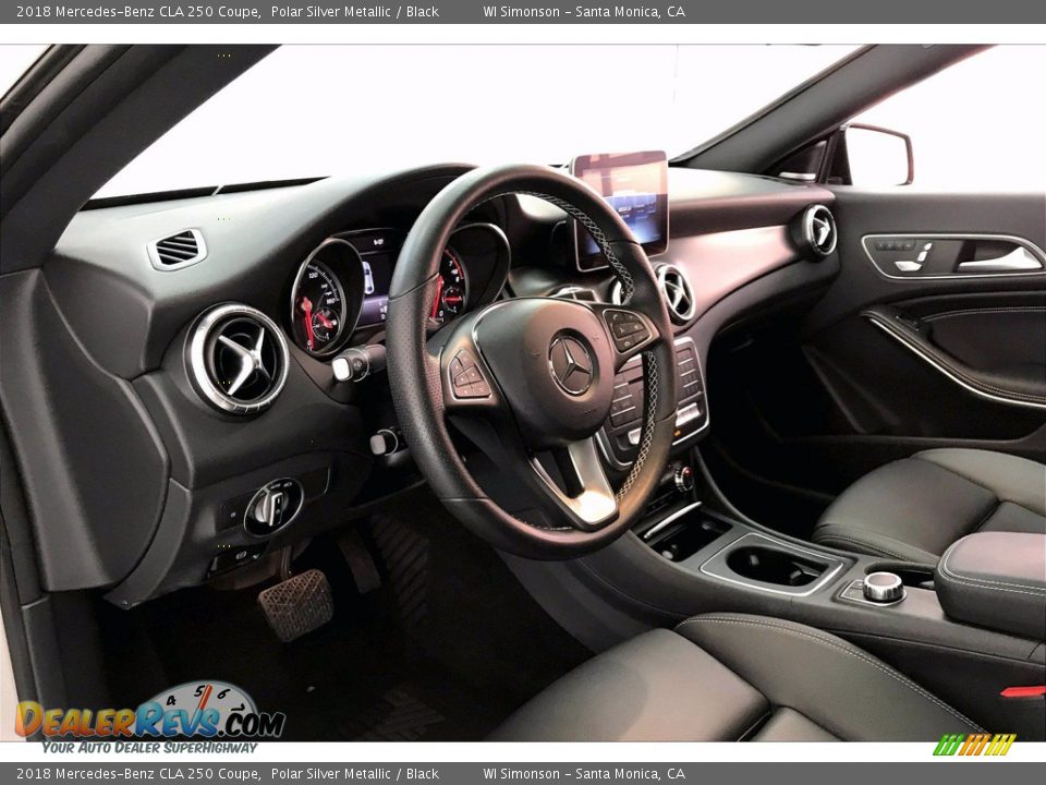 2018 Mercedes-Benz CLA 250 Coupe Polar Silver Metallic / Black Photo #14