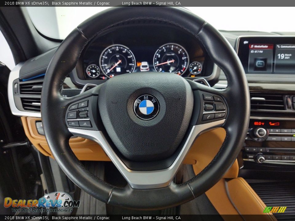 2018 BMW X6 sDrive35i Steering Wheel Photo #18