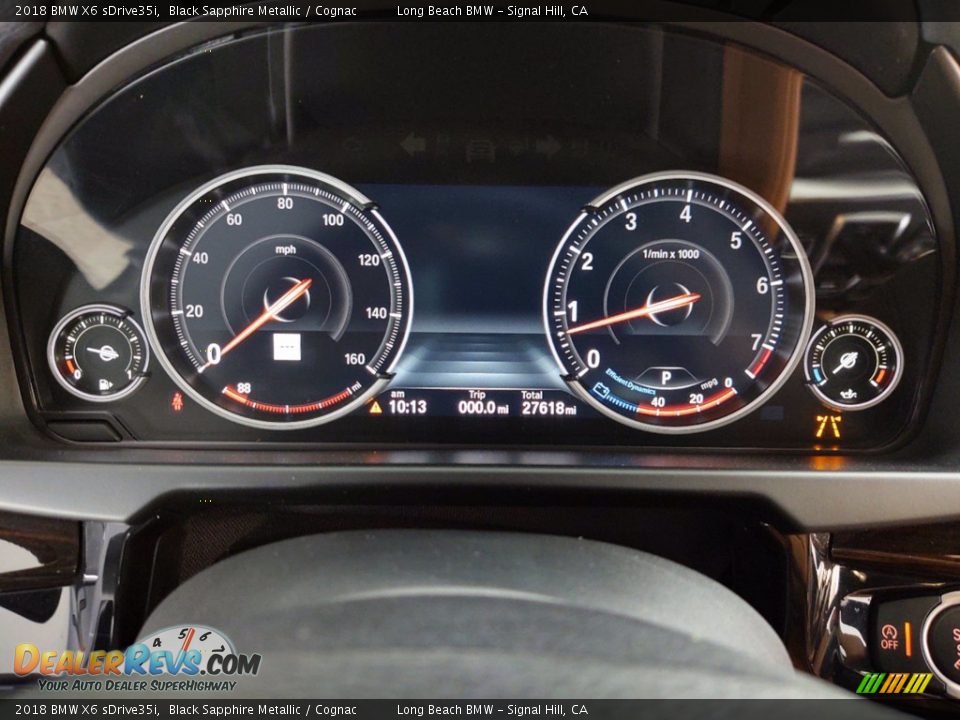 2018 BMW X6 sDrive35i Gauges Photo #21