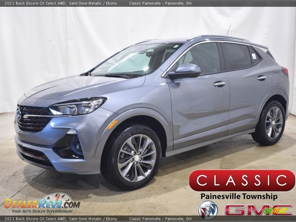 2021 Buick Encore GX Select AWD Satin Steel Metallic / Ebony Photo #1