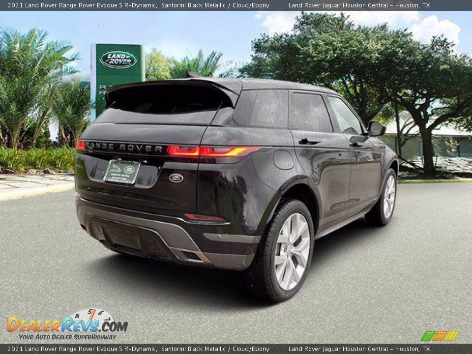2021 Land Rover Range Rover Evoque S R-Dynamic Santorini Black Metallic / Cloud/Ebony Photo #3