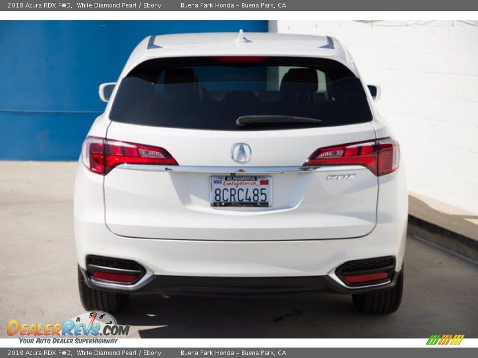 2018 Acura RDX FWD White Diamond Pearl / Ebony Photo #11