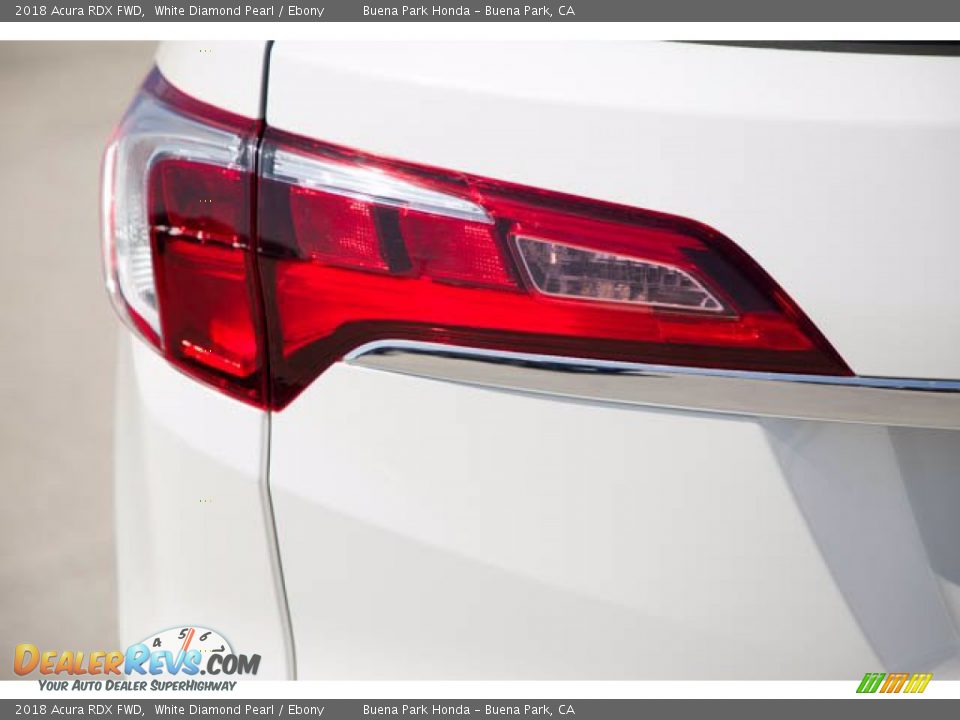 2018 Acura RDX FWD White Diamond Pearl / Ebony Photo #12