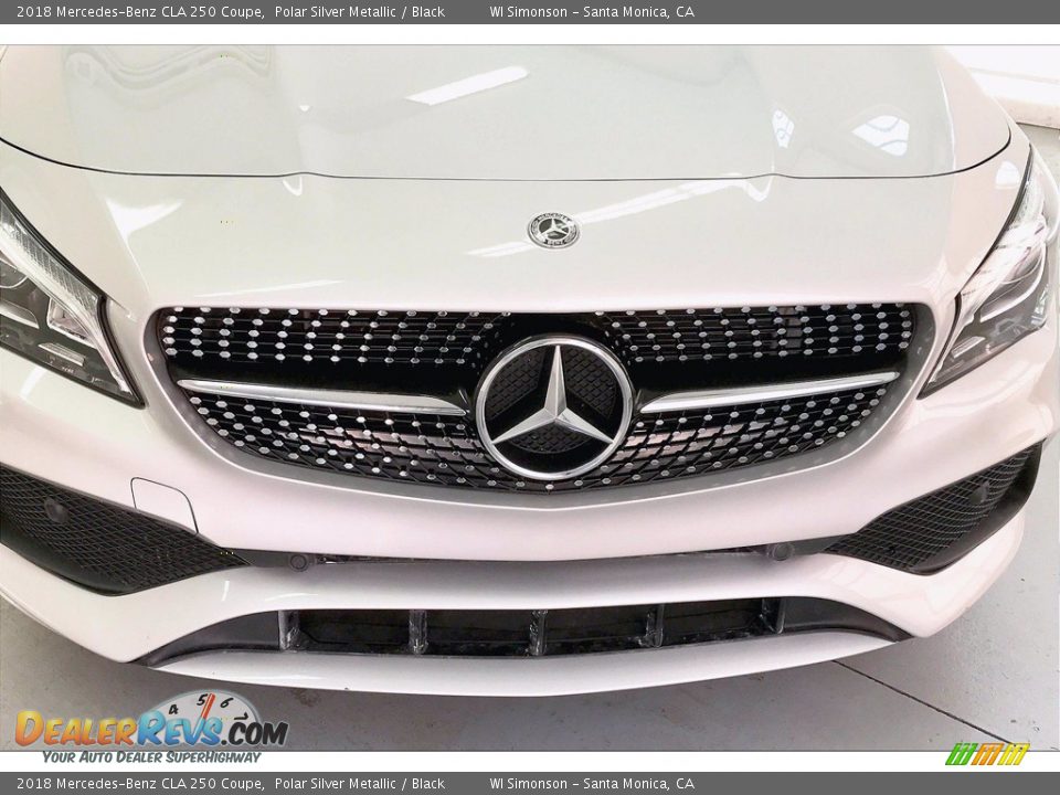 2018 Mercedes-Benz CLA 250 Coupe Polar Silver Metallic / Black Photo #30