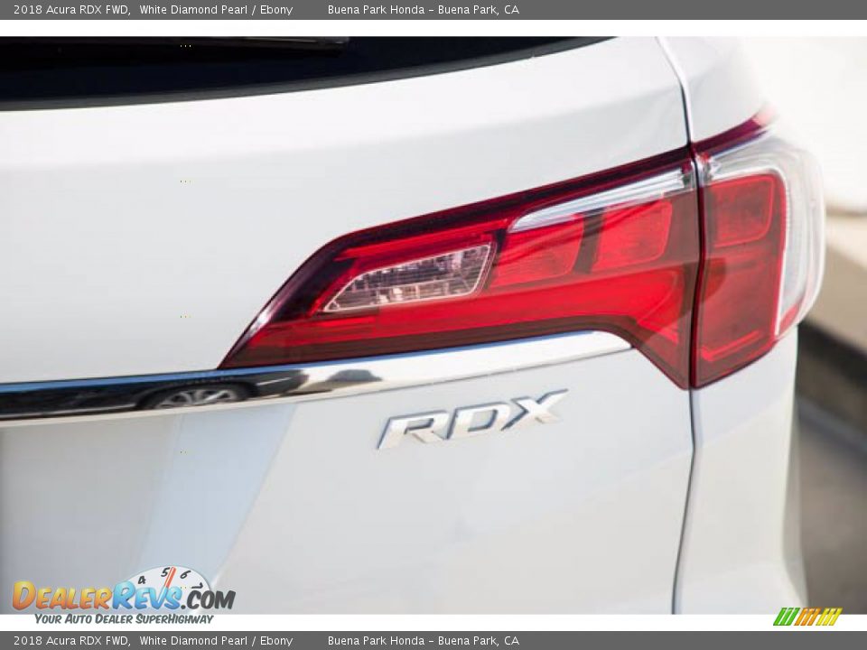 2018 Acura RDX FWD White Diamond Pearl / Ebony Photo #13