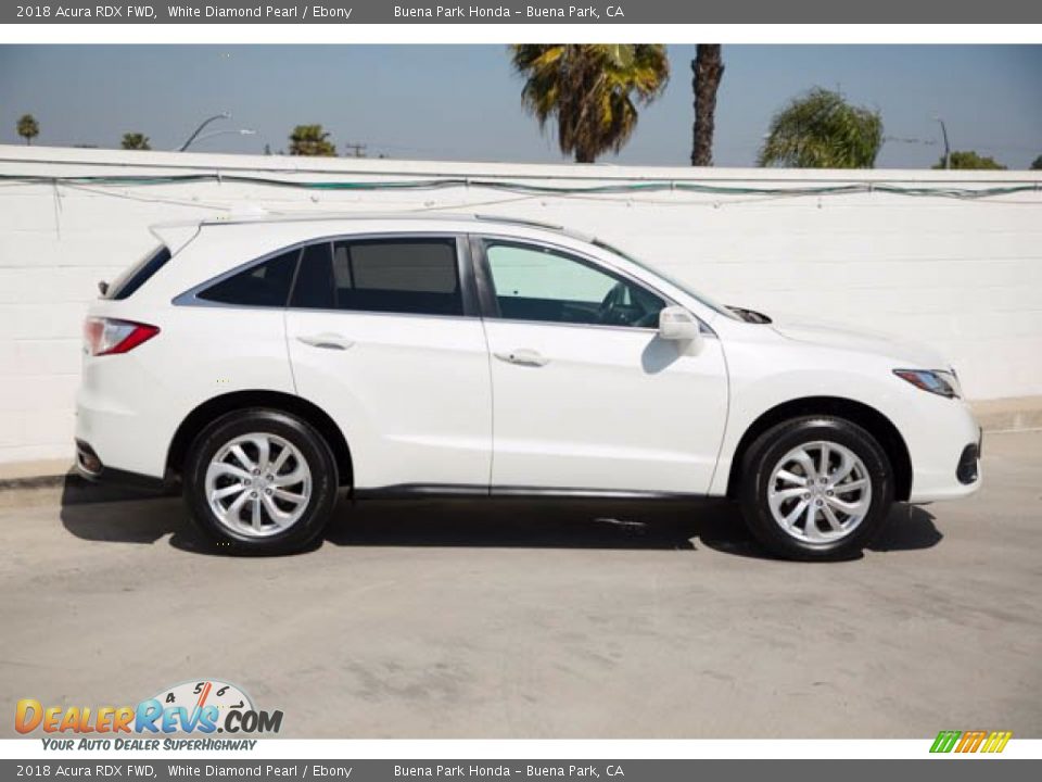 2018 Acura RDX FWD White Diamond Pearl / Ebony Photo #14