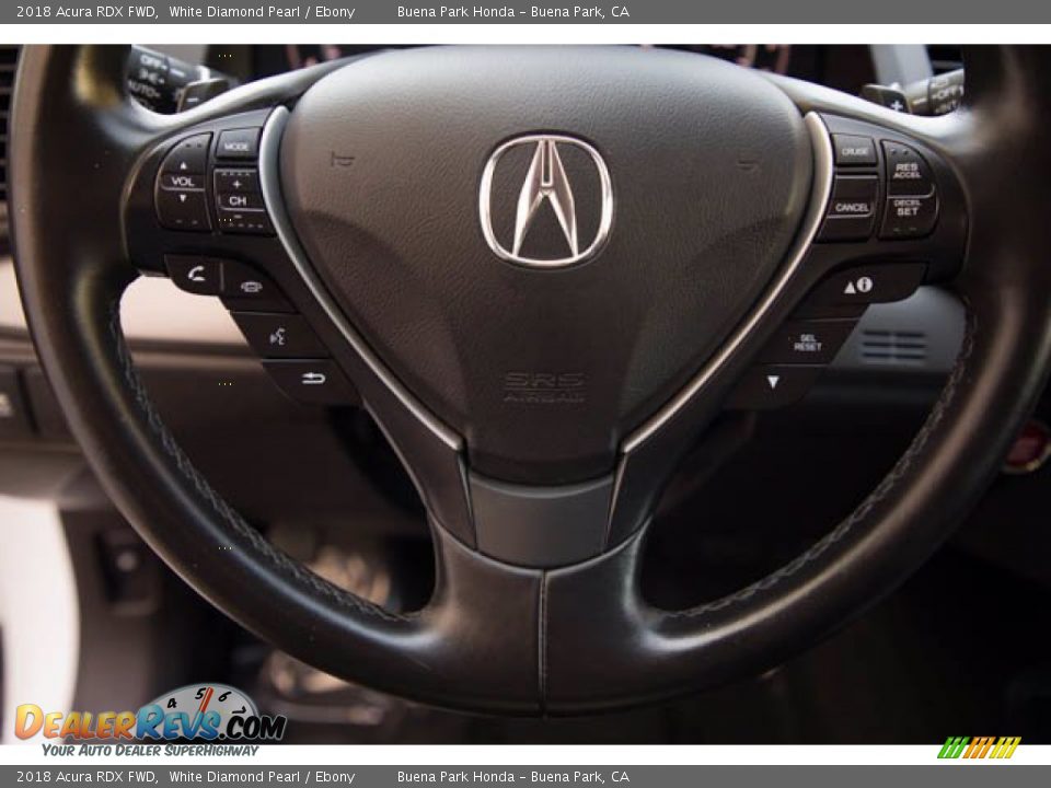 2018 Acura RDX FWD White Diamond Pearl / Ebony Photo #15