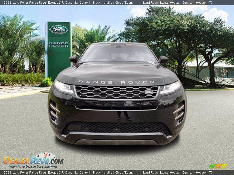 2021 Land Rover Range Rover Evoque S R-Dynamic Santorini Black Metallic / Cloud/Ebony Photo #10